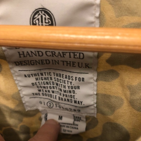 Rare Vintage Under Two Flags Camo/Army style men’s field jacket in size medium!! - Picture 5 of 12